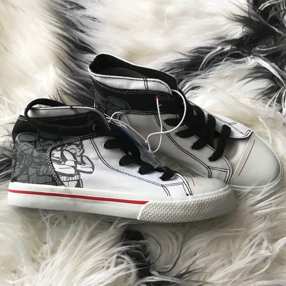 Star Wars Rebels Little Boys High Top Sneakers NWT